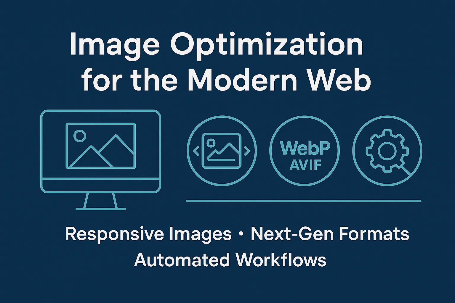 Optimized images in various formats and sizes