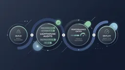 Automated performance testing pipeline with Lighthouse CI running in GitHub Actions