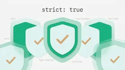 TypeScript strict mode compiler configuration and type safety visualization
