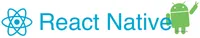 React Native logo with Android emulator illustration