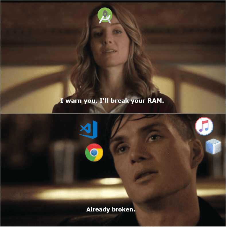 I made this meme before I watched Peaky Blinders.